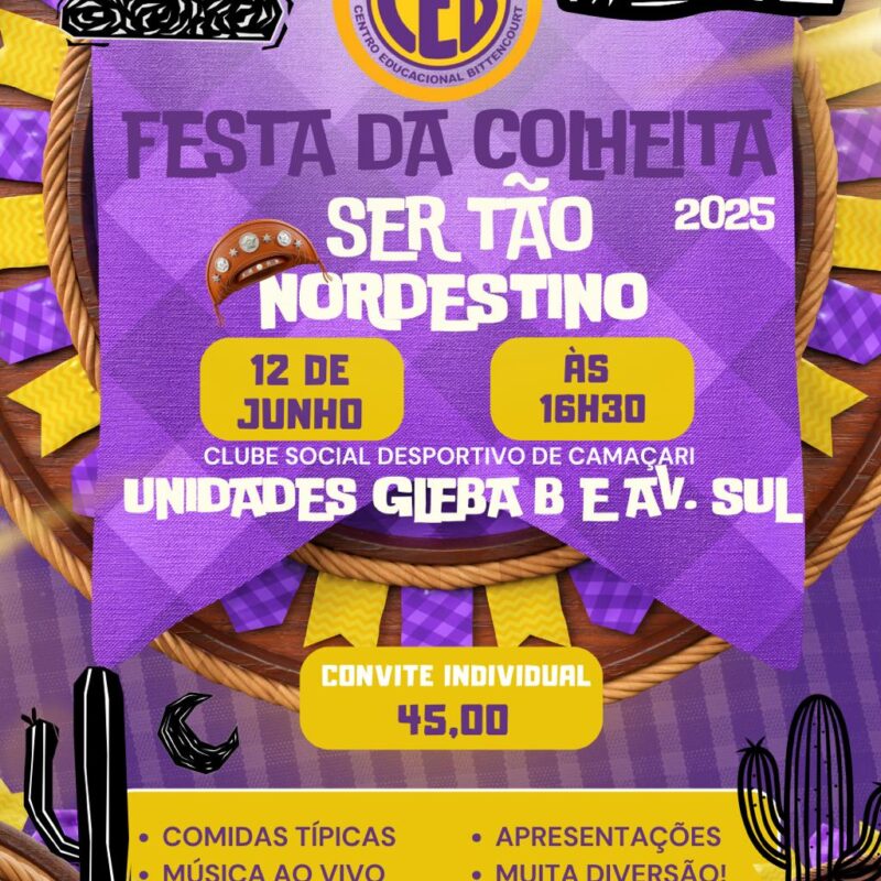🎉 Convite Individual – Unidades Gleba B e Av. Sul (12 de junho)